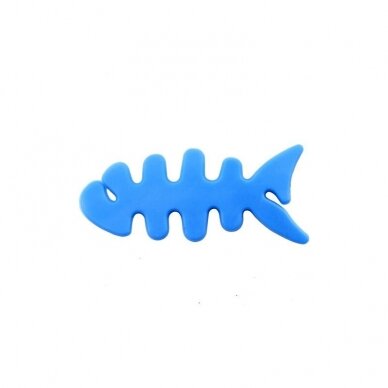 Fish-shaped headphone Kabelis wrap - blue Fish-shaped headphone Kabelis wrap - blue