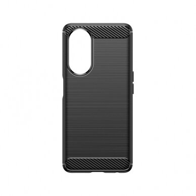 Dėklas Flexible case carbon dėklas skirta Oppo A98 5G Carbon Case - Juodas 3 Dėklas Flexible case carbon dėklas skirta Oppo A98 5G Carbon Case - Juodas 3