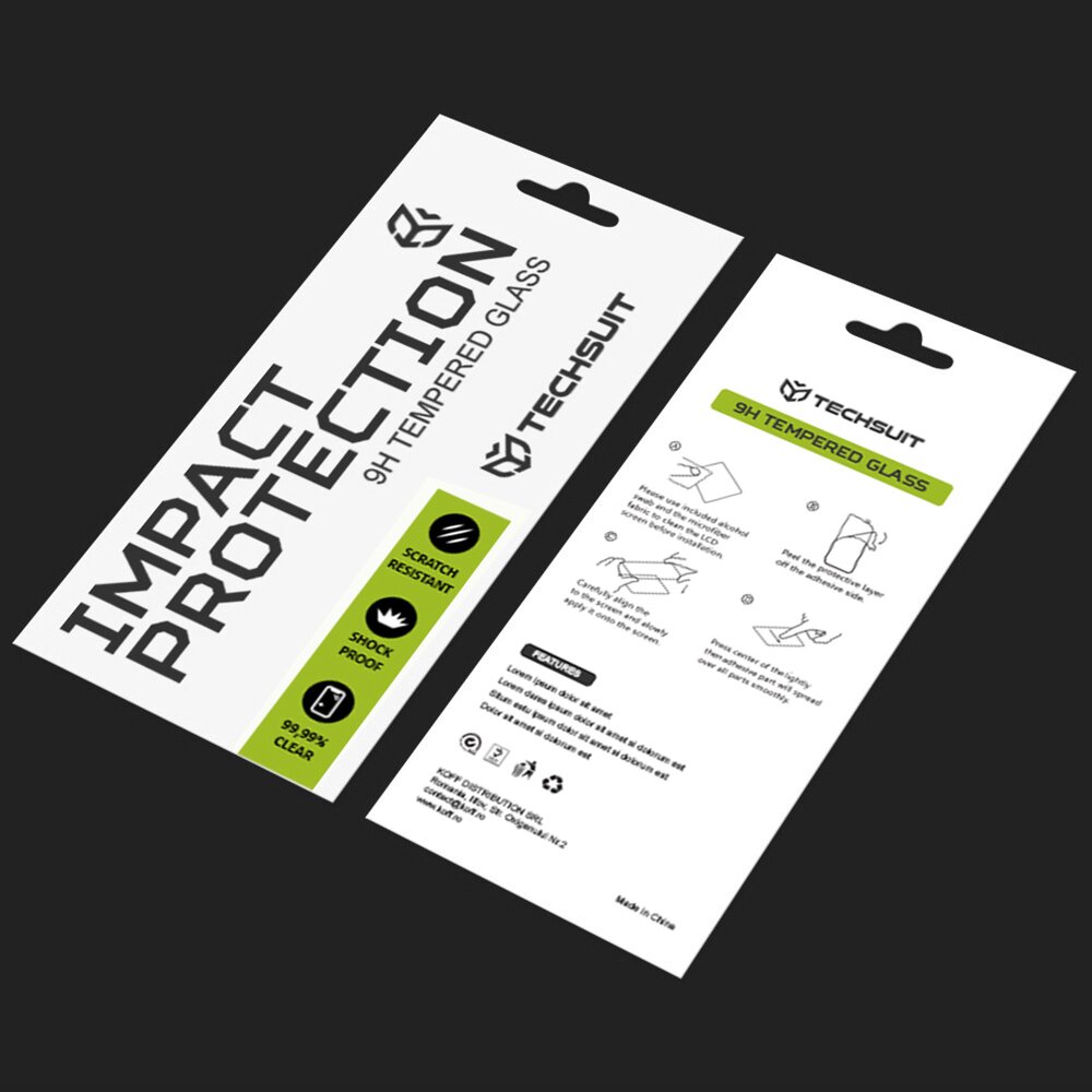 Akcija! Apsauginis stikas iPhone 7 Plus / 8 Plus - Techsuit 111D Full Cover / Full Glue Glass - Juodas  4