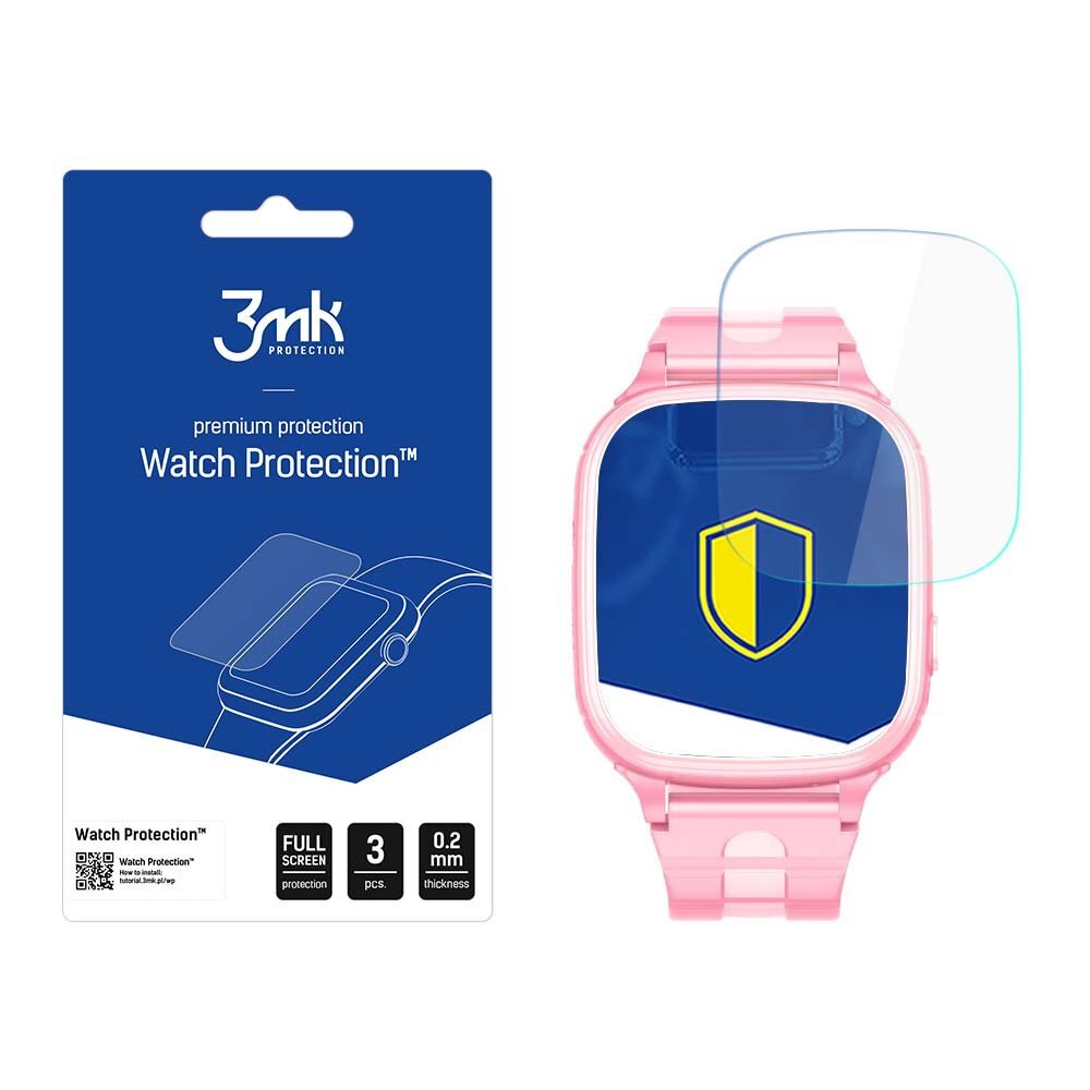 Forever GPS WIFI Kids Watch Me 2 KW-310 3mk Watch Protection FlexibleGlass hibridinis laikrodžio stiklas