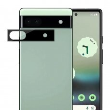 [Užsakomoji prekė] Plėvelė kamerai Google Pixel 6a - Techsuit Full Camera Glass - Juodas PXG099
