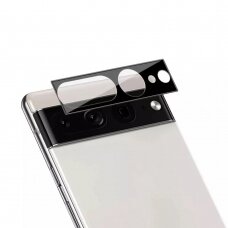 [Užsakomoji prekė] Plėvelė kamerai Google Pixel 7 Pro - Techsuit Full Camera Glass - Juodas PXG099