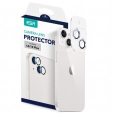 [Užsakomoji prekė] Plėvelė kamerai iPhone 14 / iPhone 14 Plus - ESR Lens Protector Tempered Glass - Juodas