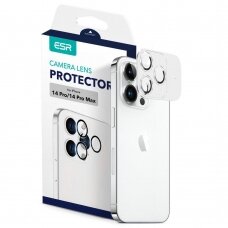 [Užsakomoji prekė] Plėvelė kamerai iPhone 14 Pro / iPhone 14 Pro Max - ESR Lens Protector Tempered Glass - Juodas