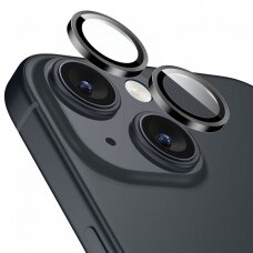[Užsakomoji prekė] Kameros spauga skirta iPhone 15/ 15 Plus - ESR Armorite Camera Lens Protectors - Juoda