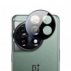 [Užsakomoji prekė] Plėvelė kamerai OnePlus 11 - Techsuit Full Camera Glass - Juodas OPL831