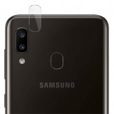 [Užsakomoji prekė] Plėvelė kamerai Samsung Galaxy A20e - Mocolo Full permatomas Camera Glass - permatomas KVM512