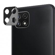 [Užsakomoji prekė] Plėvelė kamerai Samsung Galaxy A22 4G / A22 5G / M22 4G - Techsuit Full Camera Glass - Juodas CFM392