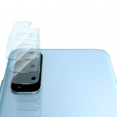 [Užsakomoji prekė] Plėvelė kamerai Samsung Galaxy S20 4G / S20 5G (set 3) - Ringke IDGL - permatomas