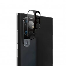 [Užsakomoji prekė] Plėvelė kamerai Samsung Galaxy S23 Ultra - Techsuit Full Camera Glass - Juodas THK749