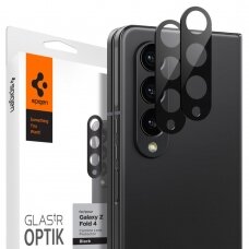 [Užsakomoji prekė] Plėvelė kamerai Samsung Galaxy Z Fold4 (set 2) - Spigen Optik.TR - Juodas