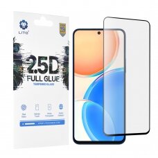 [Užsakomoji prekė] Ekrano apsauga skirta Honor X8 4G / X8a - Lito 2.5D FullGlue Glass - Juodas HOZ299