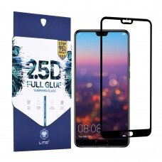[Užsakomoji prekė] Ekrano apsauga skirta Huawei P20 - Lito 2.5D FullGlue Glass - Juodas