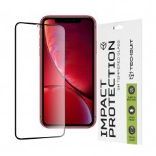 [Užsakomoji prekė] Ekrano apsauga skirta iPhone 11 / XR - Techsuit 111D Full Cover / Full Glue Glass - Juodas ORQ671
