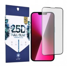 [Užsakomoji prekė] Apsauginis stikas iPhone 13 / 13 Pro / 14 - Lito 2.5D FullGlue Glass - Juodas