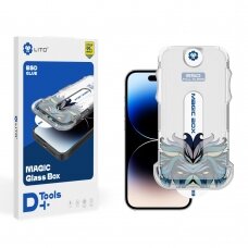 [Užsakomoji prekė] Ekrano apsauga skirta iPhone 13 / 13 Pro / 14 - Lito Magic Glass Box D+ Tools - permatomas