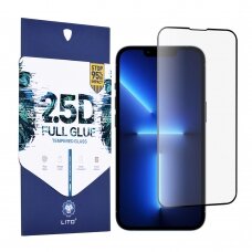 [Užsakomoji prekė] Ekrano apsauga skirta iPhone 13 Pro Max / iPhone 14 Plus - Lito 2.5D FullGlue Glass - Juodas IKX765