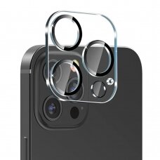 [Užsakomoji prekė] Apsauginis stikas iPhone 14 Pro / 14 Pro Max - Lito S+ Camera Glass Protector - Juodas/Skaidrus