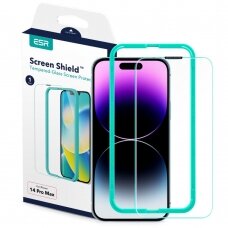 [Užsakomoji prekė] Ekrano apsauga skirta iPhone 14 Pro Max - ESR Screen Shield - permatomas