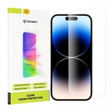 [Užsakomoji prekė] Ekrano apsauga skirta iPhone 14 Pro - Techsuit permatomas Vision Glass - permatomas IPZ889