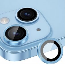 [Užsakomoji prekė] Apsauginis stikliukas iPhone 15 / 15 Plus - Lito S+ Camera Glass Protector - Mėlynas