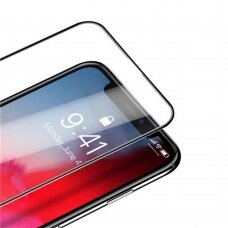 [Užsakomoji prekė] Apsauginis stikliukas iPhone 15 Plus - Dux Ducis TempeRaudonas Glass Privacy - Juodas