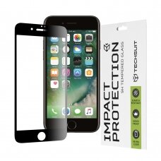 Folie pentru iPhone 7 Plus / 8 Plus - Techsuit 111D Full Cover / Full Glue Glass - Black