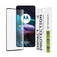 [Užsakomoji prekė] Ekrano apsauga skirta Motorola Edge 30 - Techsuit 111D Full Cover / Full Glue Glass - Juodas TMT774