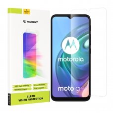 [Užsakomoji prekė] Ekrano apsauga skirta Motorola Moto G10 / Moto G20 / Moto G30 / Moto G9 Play / Moto E7 Plus - Techsuit permatomas Vision Glass - permatomas