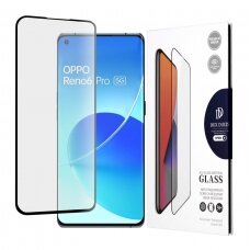 [Užsakomoji prekė] Ekrano apsauga skirta  Oppo Reno6 Pro 5G (Snapdragon) - Dux Ducis Tempered Glass - Juodas
