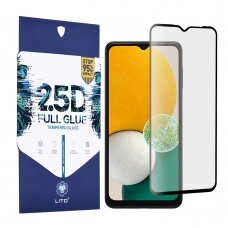 [Užsakomoji prekė] Ekrano apsauga skirta Samsung Galaxy A13 5G / A04s / A04 - Lito 2.5D FullGlue Glass - Juodas