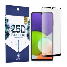 [Užsakomoji prekė] Ekrano apsauga skirta Samsung Galaxy A22 4G / M22 4G - Lito 2.5D FullGlue Glass - Juodas XVC724