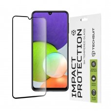 [Užsakomoji prekė] Ekrano apsauga skirta Samsung Galaxy A22 4G / M22 4G - Techsuit 111D Full Cover / Full Glue Glass - Juodas XVC724