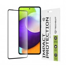 [Užsakomoji prekė] Ekrano apsauga skirta Samsung Galaxy A52 4G / A52 5G / A52s 5G - Techsuit 111D Full Cover / Full Glue Glass - Juodas KTR912