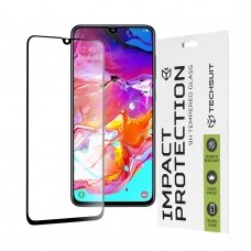 [Užsakomoji prekė] Ekrano apsauga skirta Samsung Galaxy A70 / A70s / A90 5G - Techsuit 111D Full Cover / Full Glue Glass - Juodas GRK866