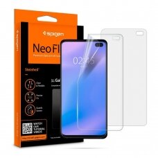 [Užsakomoji prekė] Ekrano apsauga skirta Samsung Galaxy S10 Plus (2vnt) - Spigen Neo Flex - permatomas