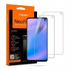 [Užsakomoji prekė] Ekrano apsauga skirta Samsung Galaxy S10 (2vnt) - Spigen Neo Flex - permatomas