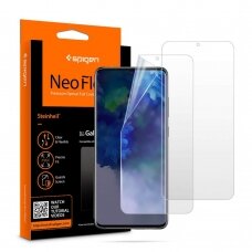 [Užsakomoji prekė] Ekrano apsauga skirta Samsung Galaxy S20 Plus 4G / S20 Plus 5G (2vnt) - Spigen Neo Flex - permatomas