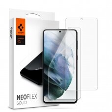 [Užsakomoji prekė] Ekrano apsauga skirta Samsung Galaxy S21 5G (2vnt) - Spigen Neo Flex - permatomas