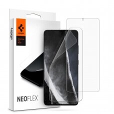 [Užsakomoji prekė] Ekrano apsauga skirta Samsung Galaxy S21 Ultra 5G (2vnt) - Spigen Neo Flex - permatomas