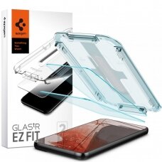 [Užsakomoji prekė] Ekrano apsauga skirta Samsung Galaxy S22 5G (2vnt) - Spigen Glas.TR EZ FIT - permatomas