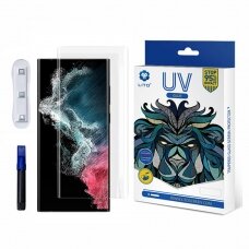 [Užsakomoji prekė] Ekrano apsauga skirta Samsung Galaxy S22 Ultra 5G - Lito 3D UV Glass - permatomas