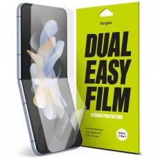 [Užsakomoji prekė] Ekrano apsauga skirta Samsung Galaxy Z Flip4 (set 2) - Ringke Dual Easy Full - permatomas