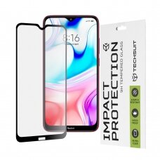 [Užsakomoji prekė] Ekrano apsauga skirta Xiaomi Redmi 8 / Redmi 8A - Techsuit 111D Full Cover / Full Glue Glass - Juodas