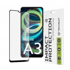 [Užsakomoji prekė] Apsauginis stikliukas Xiaomi Redmi A3 - Techsuit 111D Full Cover / Full Glue Glass - Juodas