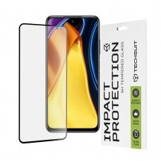 Folie pentru Xiaomi Redmi Note 10 5G / Poco M3 Pro 5G - Techsuit 111D Full Cover / Full Glue Glass - Black