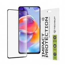 [Užsakomoji prekė] Ekrano apsauga skirta Xiaomi Redmi Note 11 Pro 4G / Note 11 Pro 5G / Note 11 Pro+ 5G / Poco X4 Pro 5G - Techsuit 111D Full Cover / Full Glue Glass - Juodas