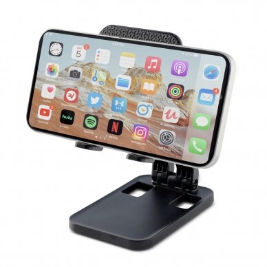 Foldable phone stand for tablet (K15) - black 6