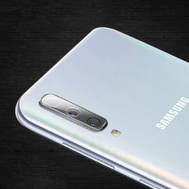 [Užsakomoji prekė] Plėvelė kamerai Samsung Galaxy A30s / A50 / A50s - Mocolo Full permatomas Camera Glass - permatomas  3