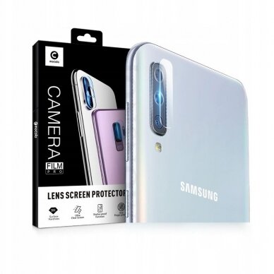 [Užsakomoji prekė] Plėvelė kamerai Samsung Galaxy A30s / A50 / A50s - Mocolo Full permatomas Camera Glass - permatomas